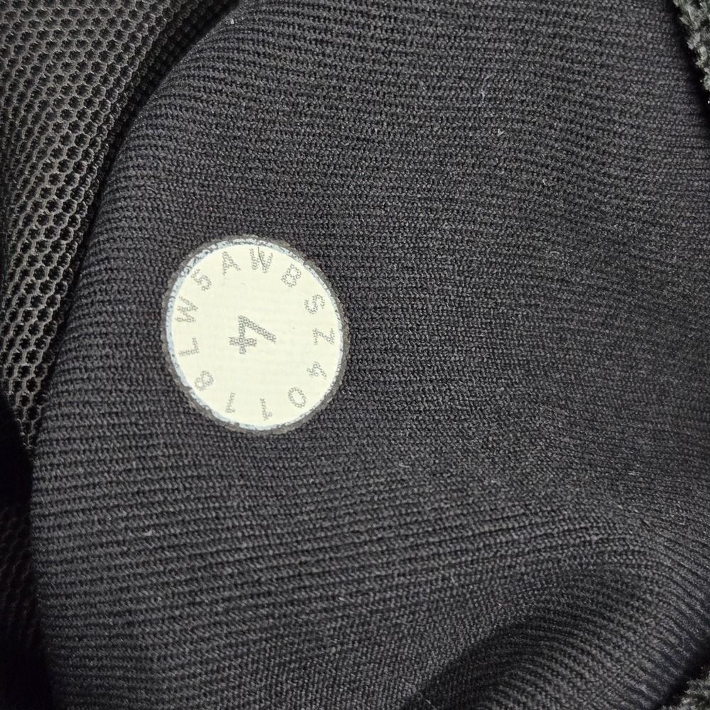 Lululemon Women Activewear Pants 4 Black Speed Up Yoga Legging Logo 28" Inseam - Picture 3 of 11